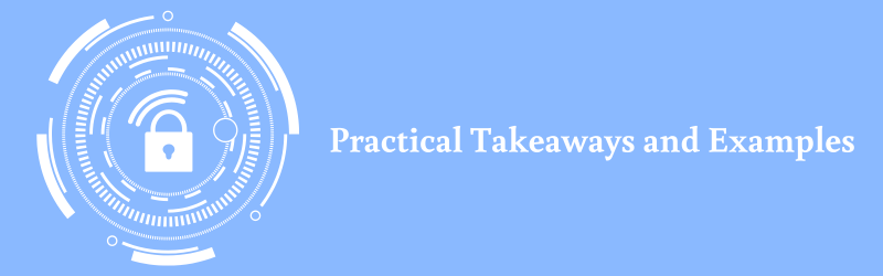 Practical Takeaways